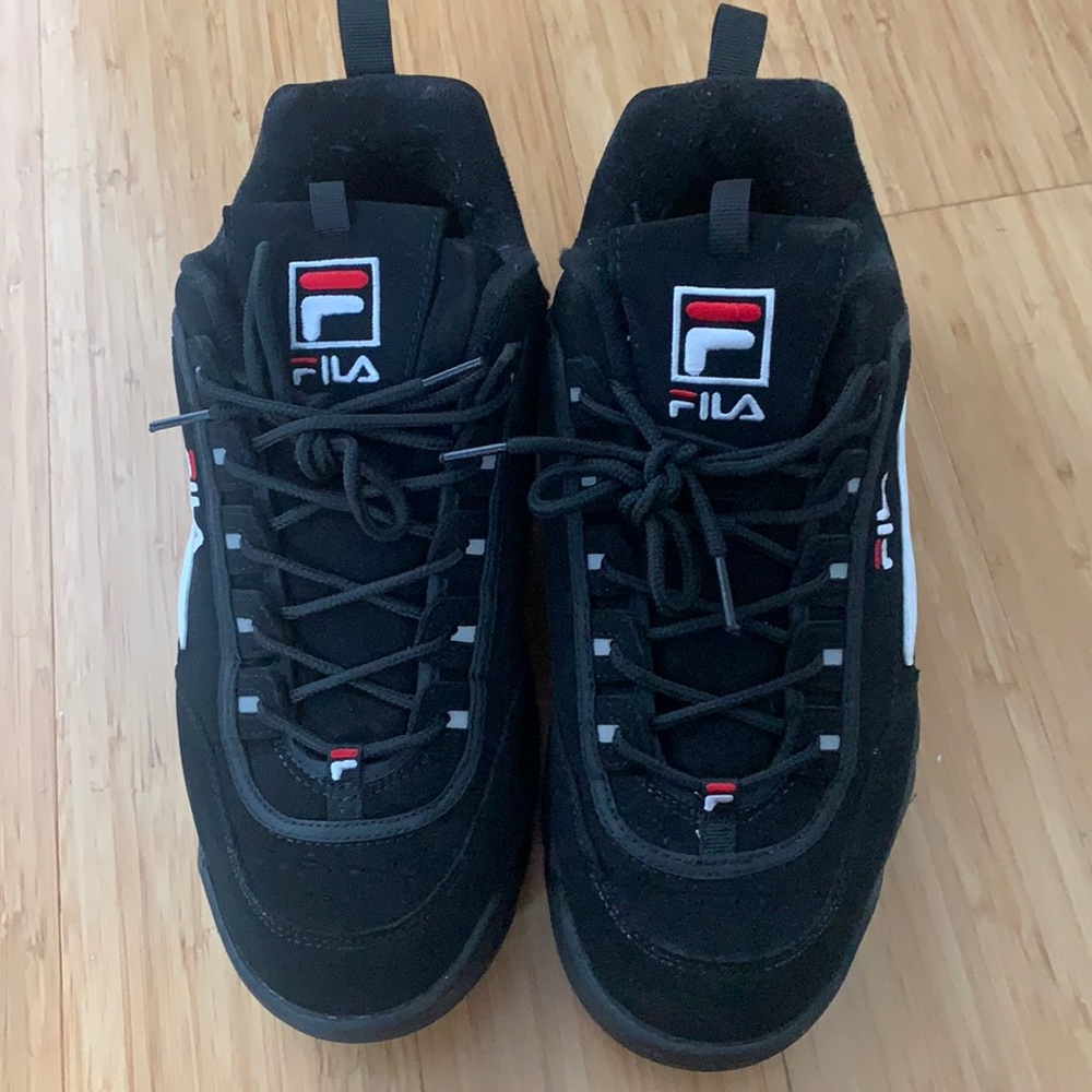 Men’s Black High-Top FILA Sneakers